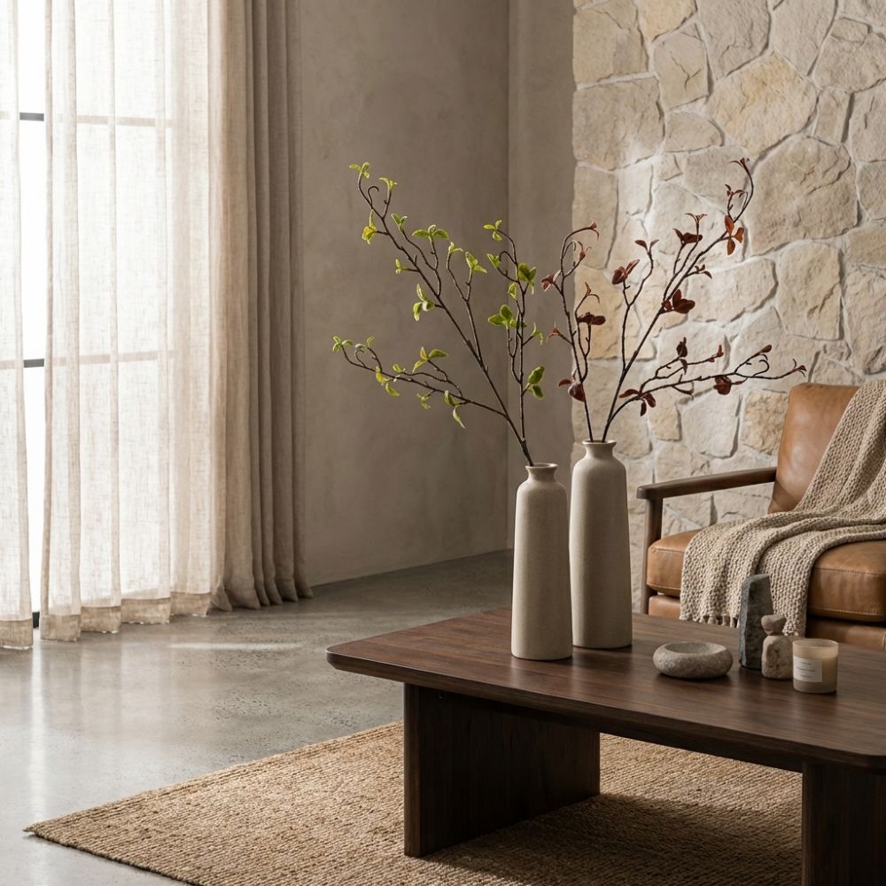 Branch Curly Willow - Galho Artificial de Salgueiro com Toque