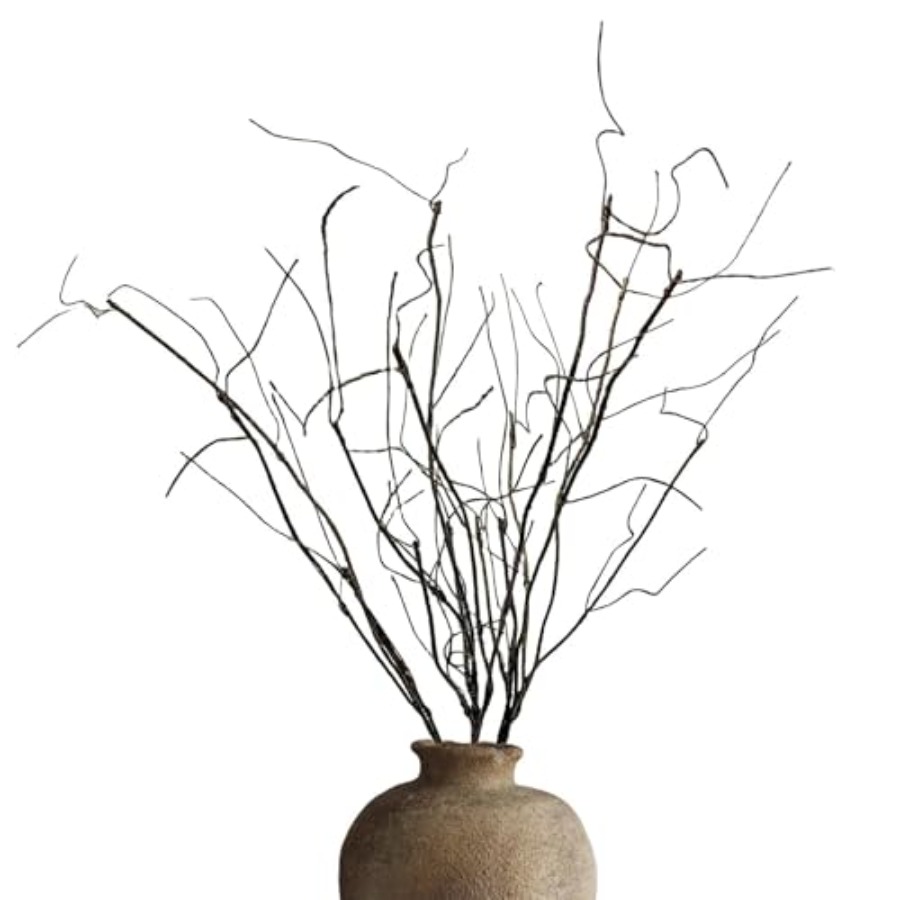 Branch Curly Willow - Galhos de Salgueiro Encaracolados Dobráveis para