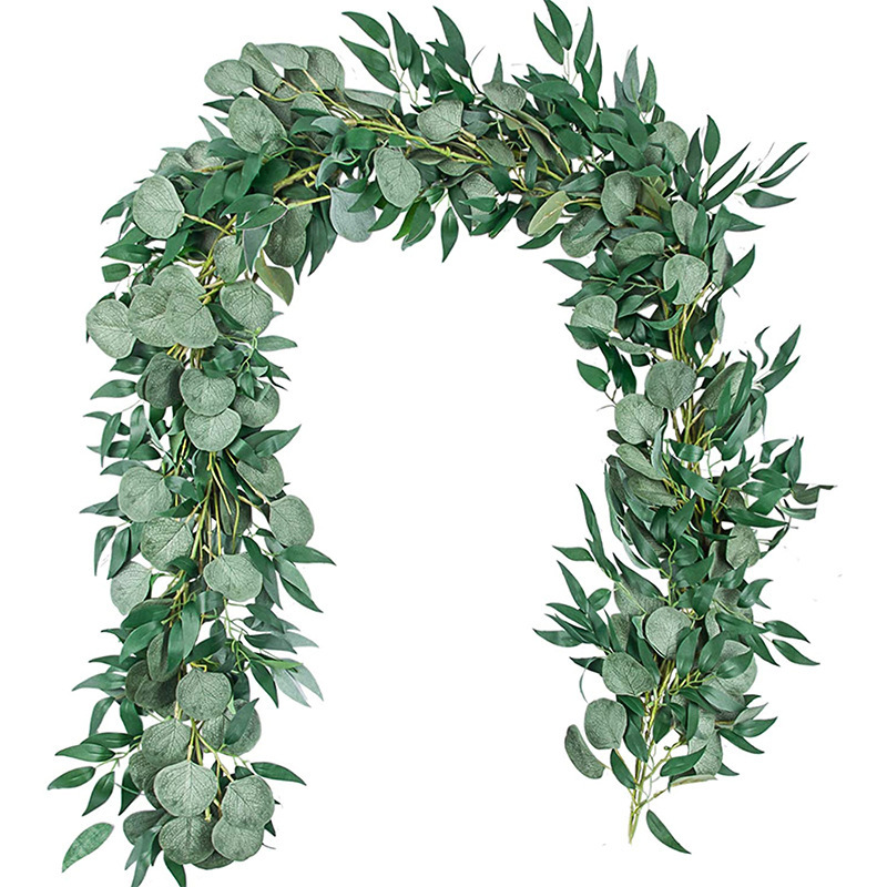 Eucalyptus Preserved - 200cm falso eucalipto rattan plantas artificiais