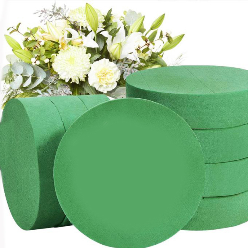 Floral Foam Oasis - 10PCS Espuma Floral Verde Redonda para
