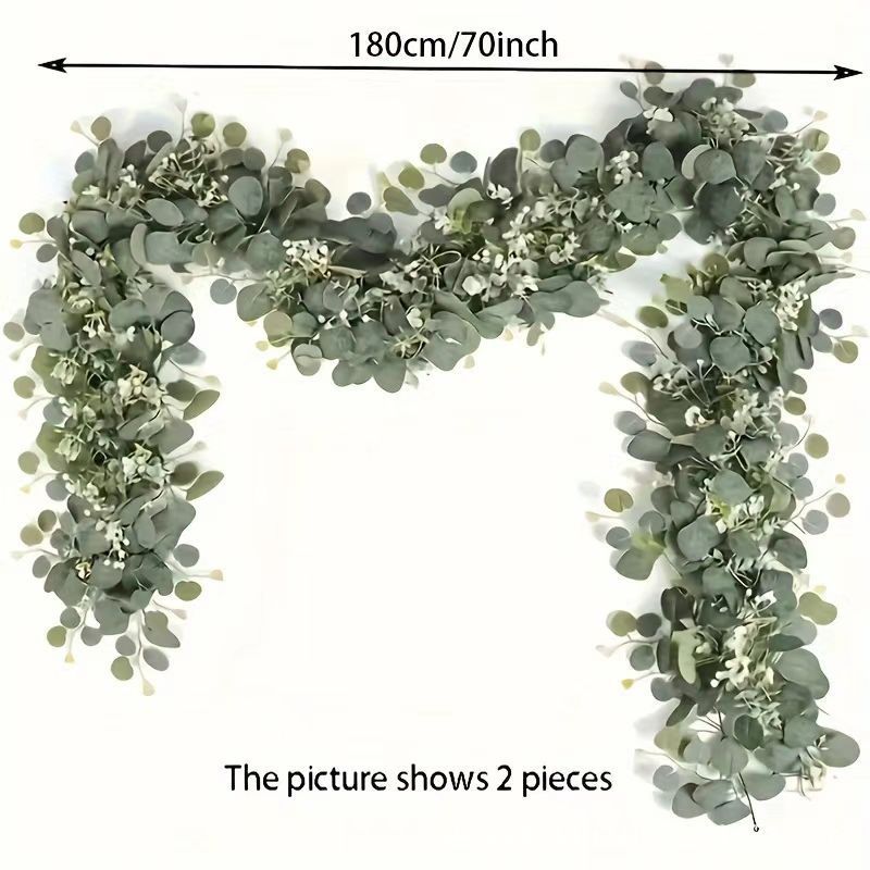 Eucalyptus Preserved - 1 unidade de Guirlanda Artificial de