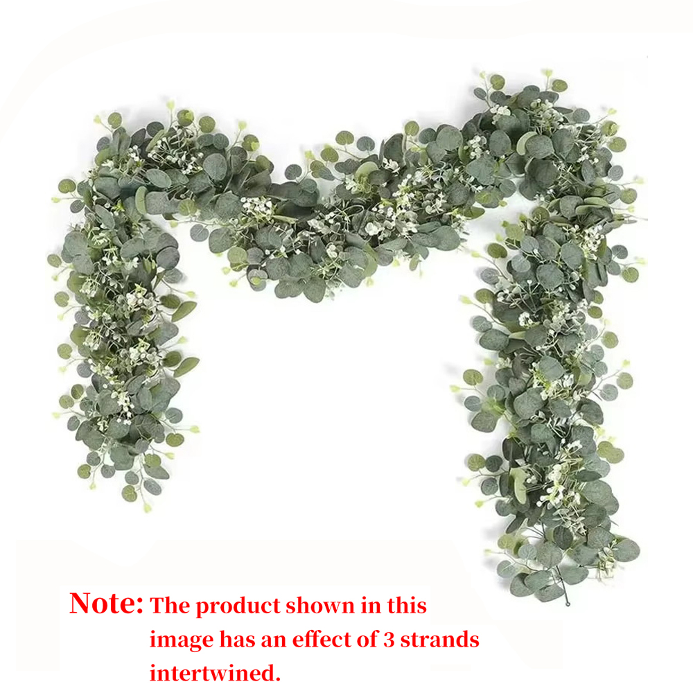Eucalyptus Preserved - Folhas de eucalipto artificiais, guirlanda de
