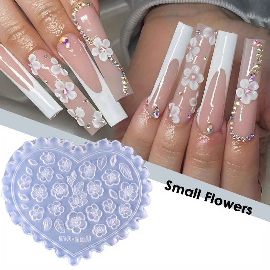 1pc silicone escultura em unha - Flower Supplies avaliação e preço
