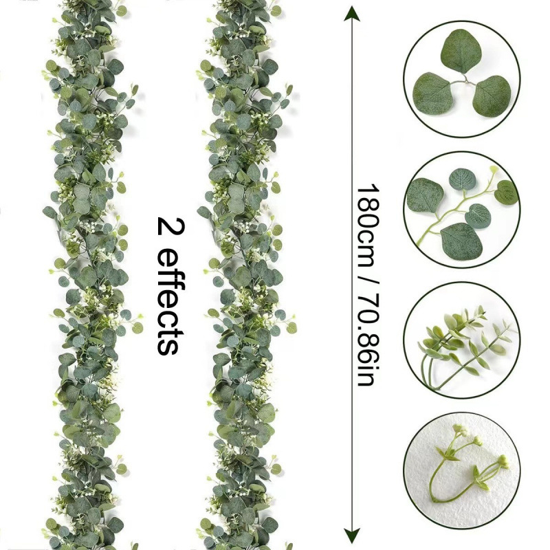 1 unidade de Guirlanda Artific - Eucalyptus Preserved avaliação e preço