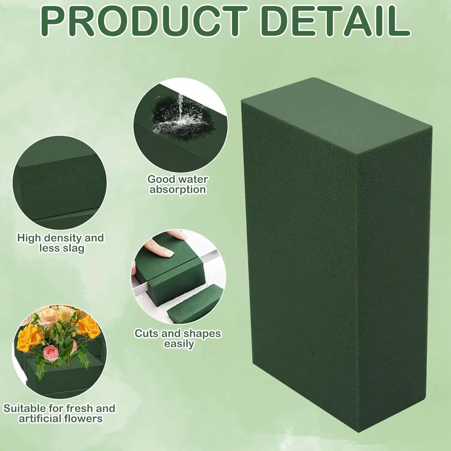 Absorvente floral espuma tijol - Floral Foam Oasis avaliação e preço