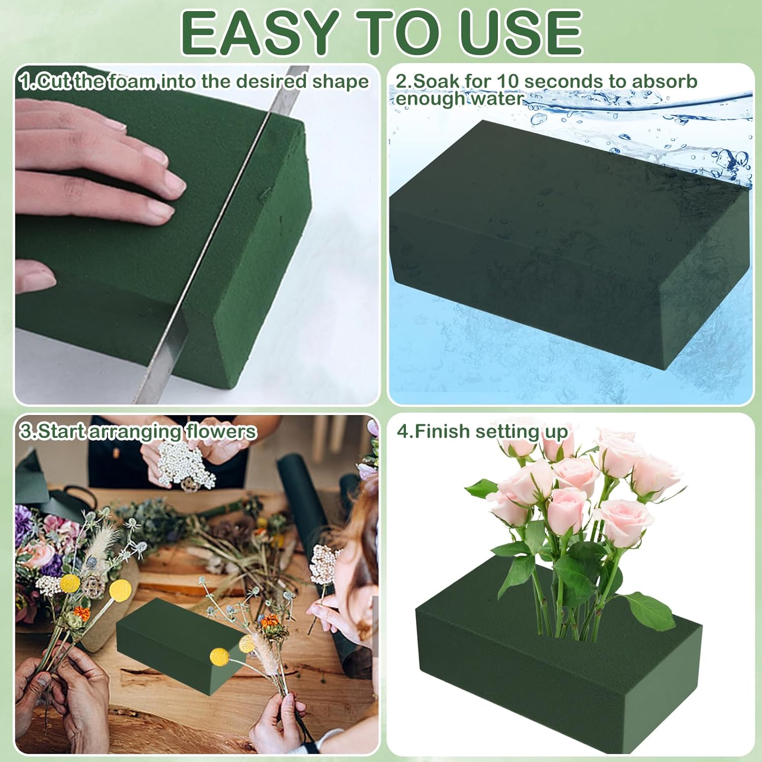 Absorvente floral espuma tijol - Floral Foam Oasis avaliação e preço