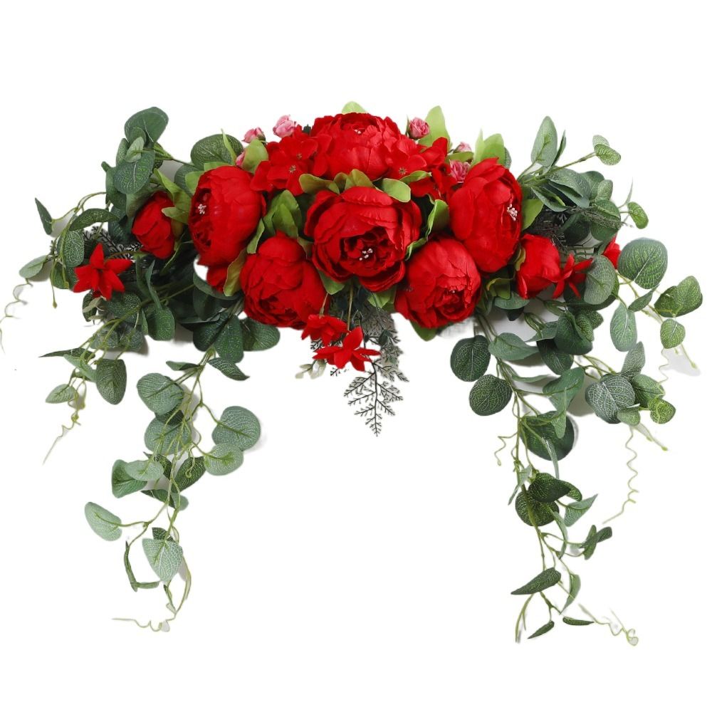 Boho artificial arco de casame - Eucalyptus Preserved avaliação e preço