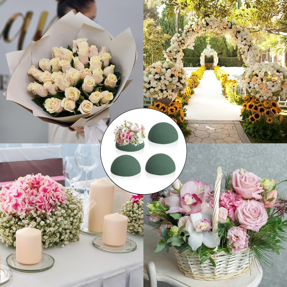Espuma Floral em Meia Esfera p - Floral Foam Oasis avaliação e preço