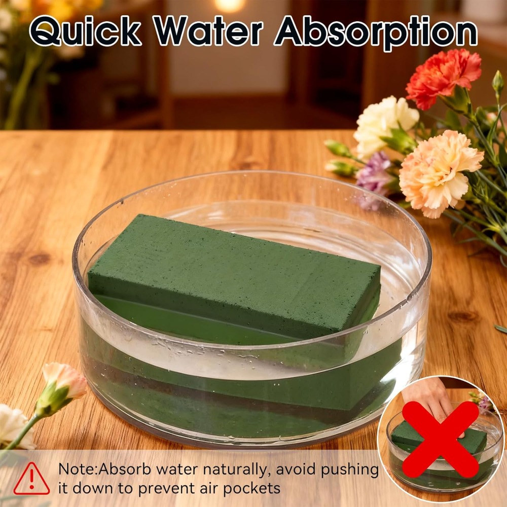 Blocos de Espuma Floral (6 Uni - Floral Foam Oasis avaliação e preço