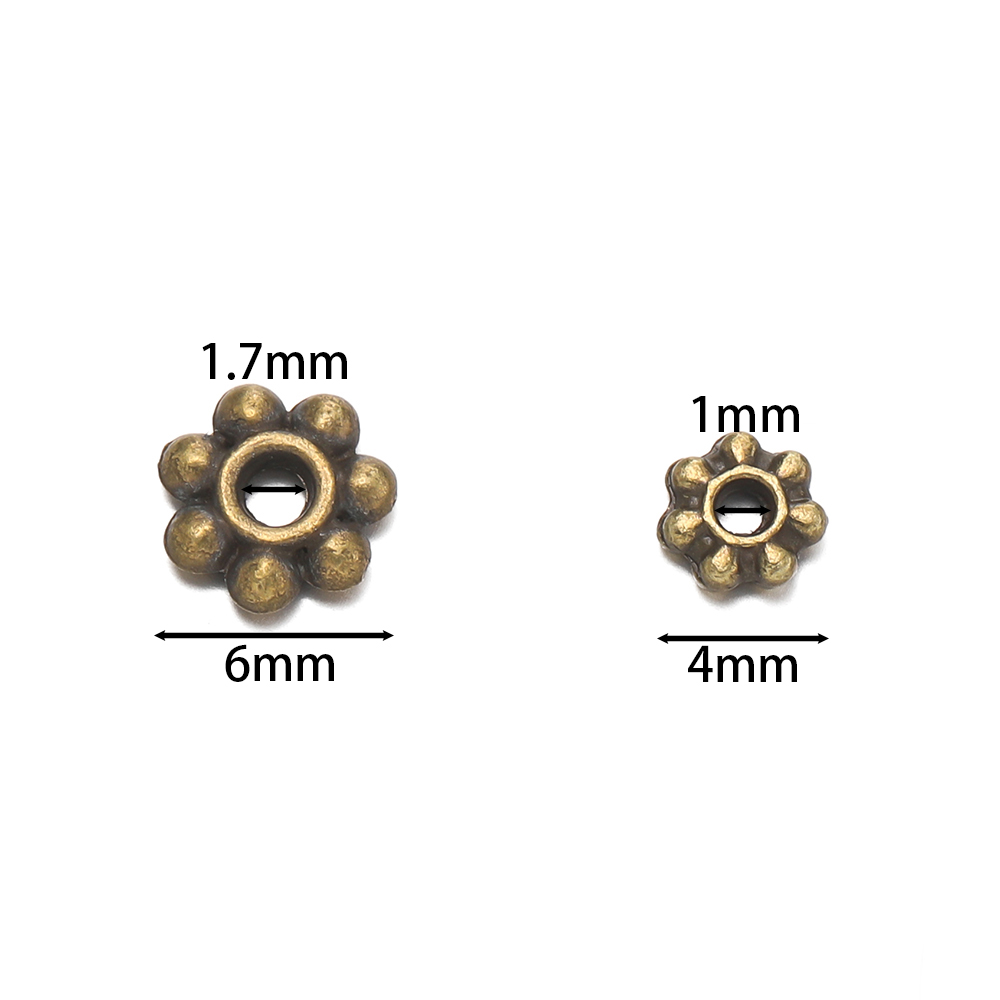 200 pçs 4/6mm liga floco de ne - Flower Supplies avaliação e preço