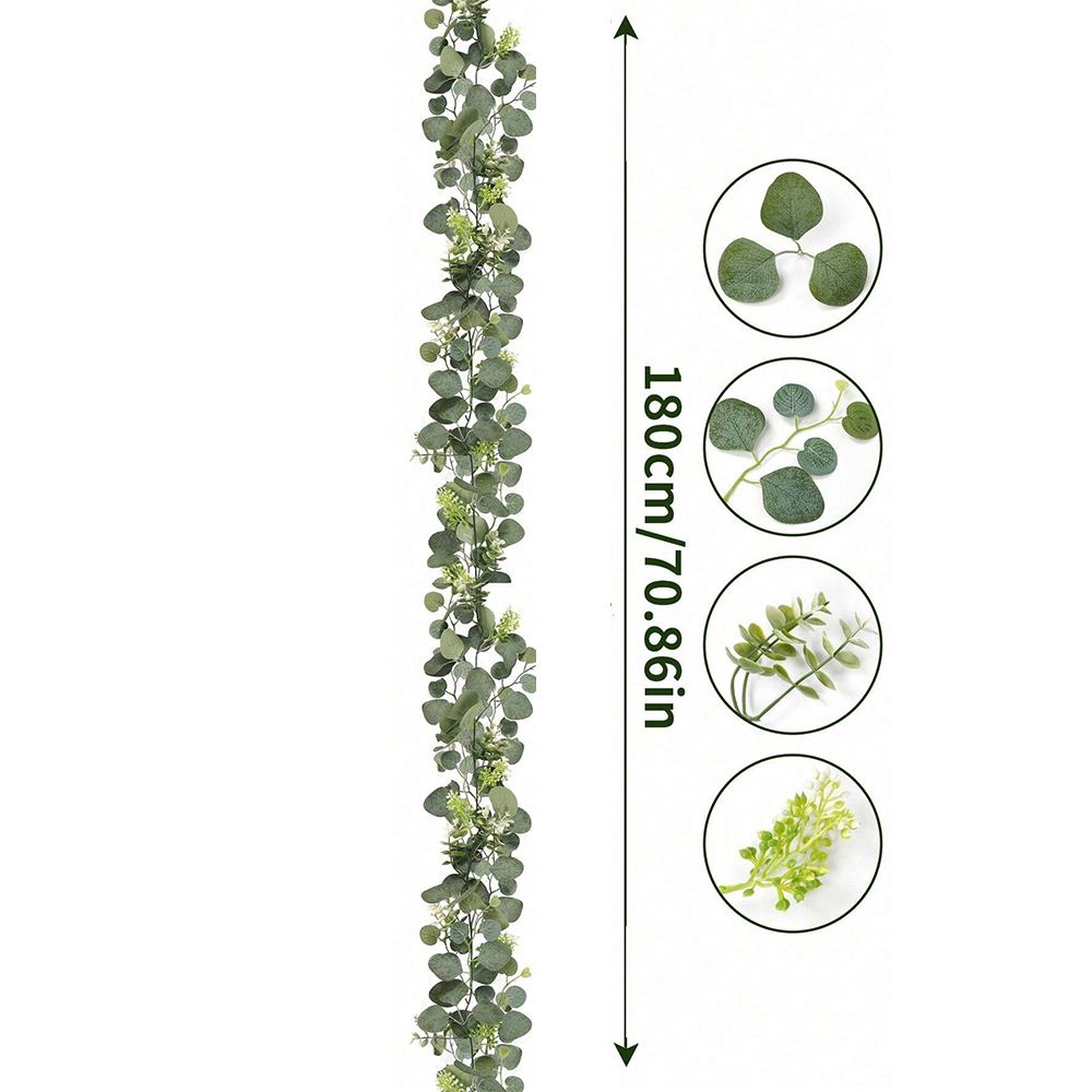 Guirlanda de eucalipto artific - Eucalyptus Preserved avaliação e preço