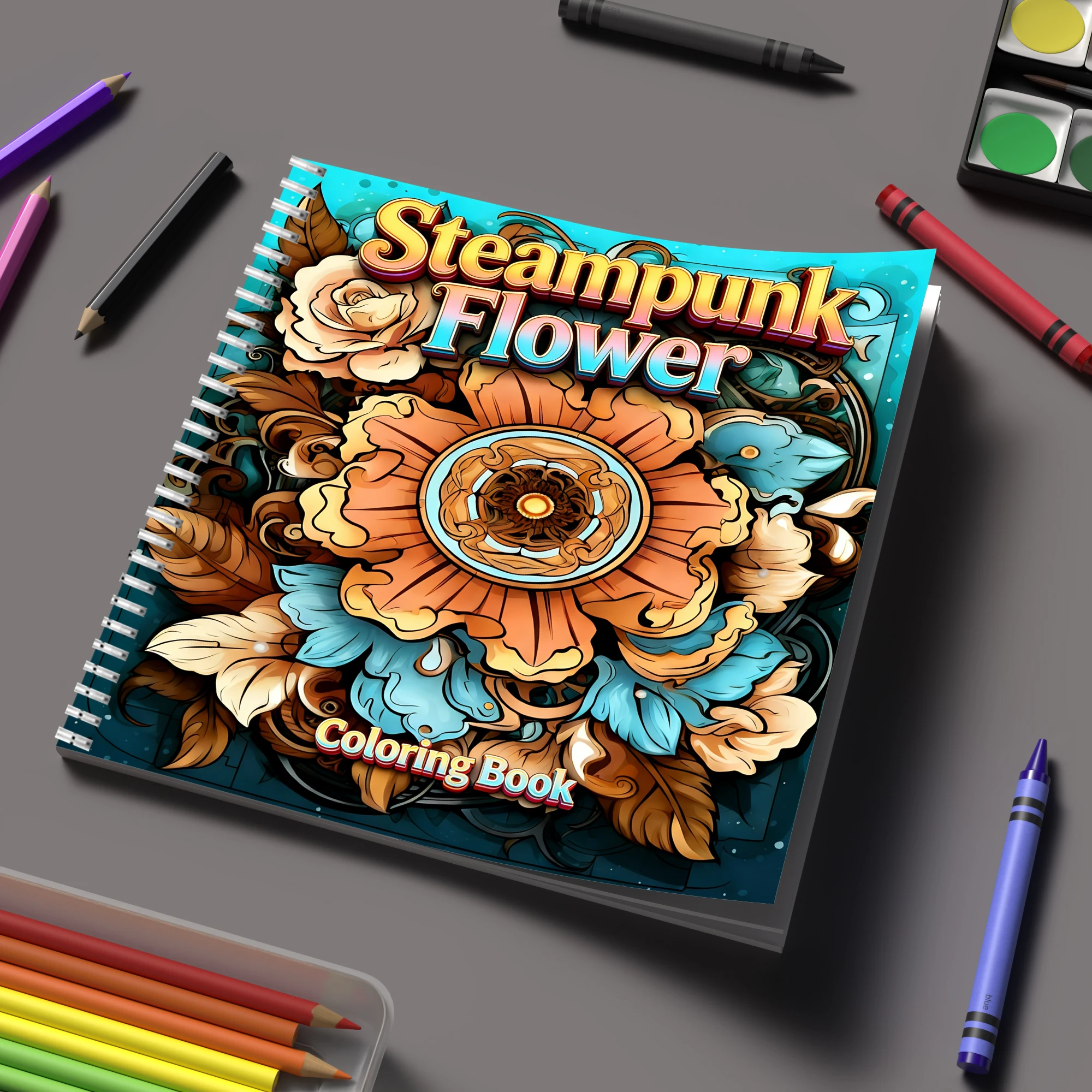 Livro de Colorir Flores Steamp - Flower Supplies avaliação e preço