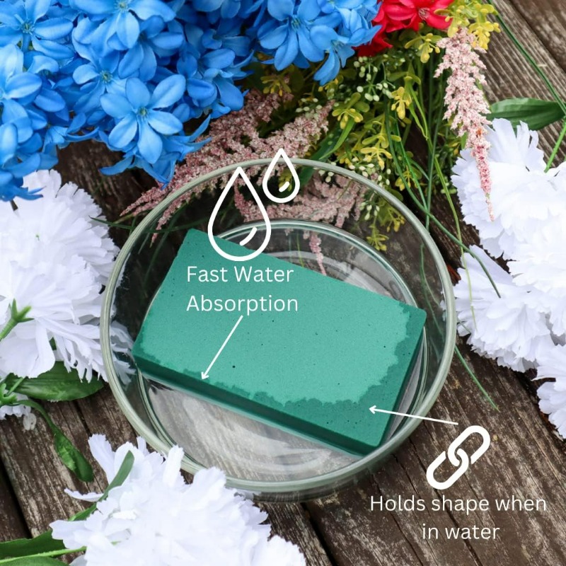 Blocos de espuma floral quadra - Floral Foam Oasis avaliação e preço