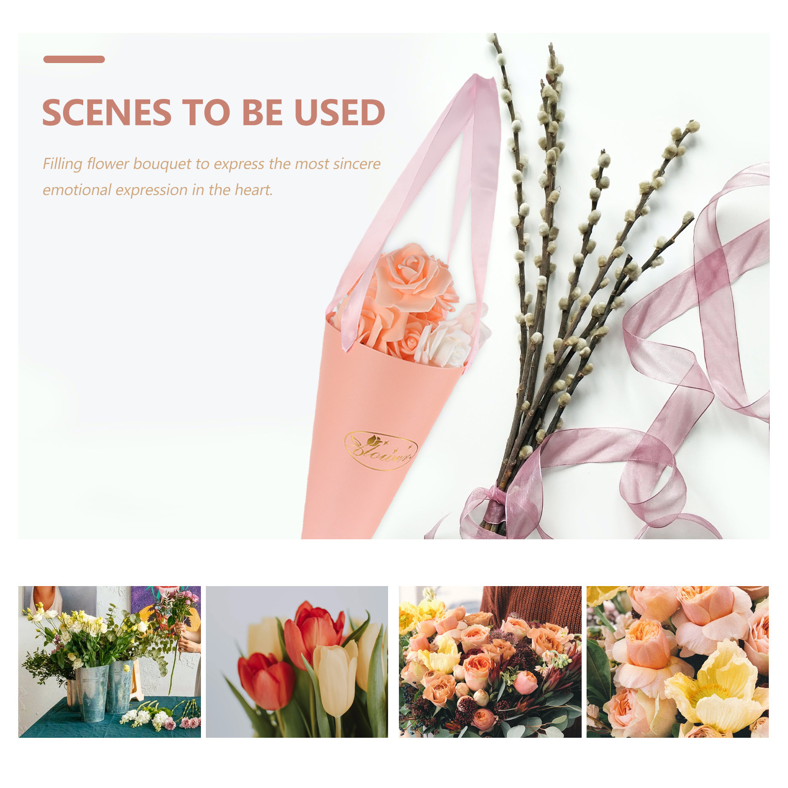 6 Sacolas Elegantes para Buquê - Florist Supply Shop avaliação e preço