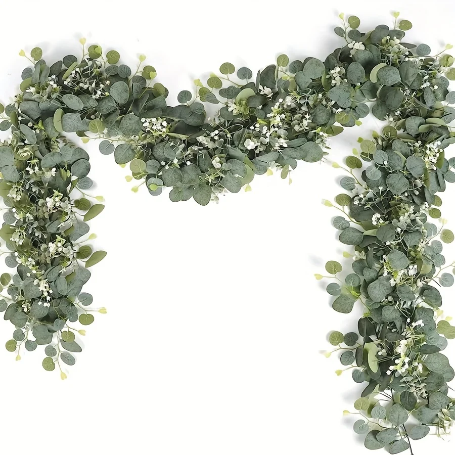 Guirlanda exuberante de eucali - Eucalyptus Preserved avaliação e preço